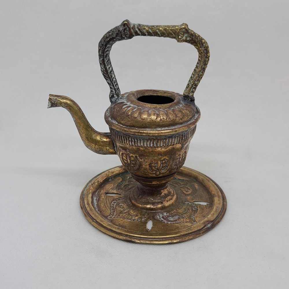 Small Vintage Brass/Copper Tea Pot